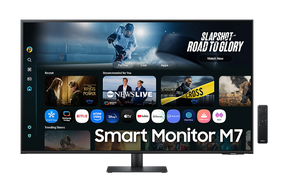 Samsung 43 inch Smart Monitor M7 M70F black front