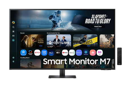 Samsung 43 inch Smart Monitor M7 M70F black front