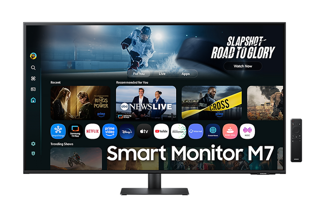 Samsung 43 inch Smart Monitor M7 M70F black front