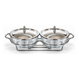 Sabinex Oval Glass Food Warmer Set, 2 x 1.5L, model DT-550