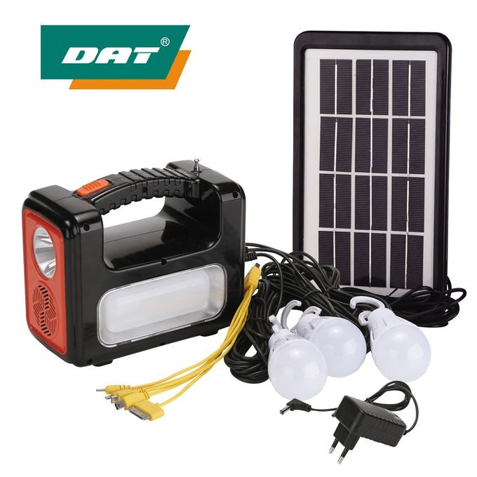 Solar Light Solar System Kit With MP3 And Radio DC Solar Lighting Kits With USB