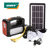 Solar Light Solar System Kit With MP3 And Radio DC Solar Lighting Kits With USB