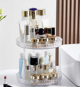 Diamond acrylic rotating lazy Susan