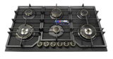 Bolesi BLS-ML-8601G Built-in Gas Hob 6 Burner Glass 90cm Kenya | Golden Diamond Series, 2 Wok Burners, 840x480mm Cut-out, 1 Year Warranty