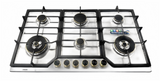 Bolesi BLS-ML-8602G Built-in Gas Hob 6 Burner Glass 90cm Kenya | Golden Diamond Series, 840x480mm Cut-out, 870x510mm Panel, 1 Year Warranty