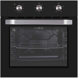 Bolesi F-125 Built-in Oven 65L Electric Kenya | Multifunction Bake Grill Roast, Fan, Rotary Knobs, Tempered Glass Door, 60cm