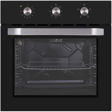 Bolesi F-125 Built-in Oven 65L Electric Kenya | Multifunction Bake Grill Roast, Fan, Rotary Knobs, Tempered Glass Door, 60cm