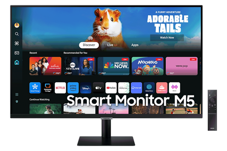 Samsung 27 inch Smart Monitor M5 M50D black front