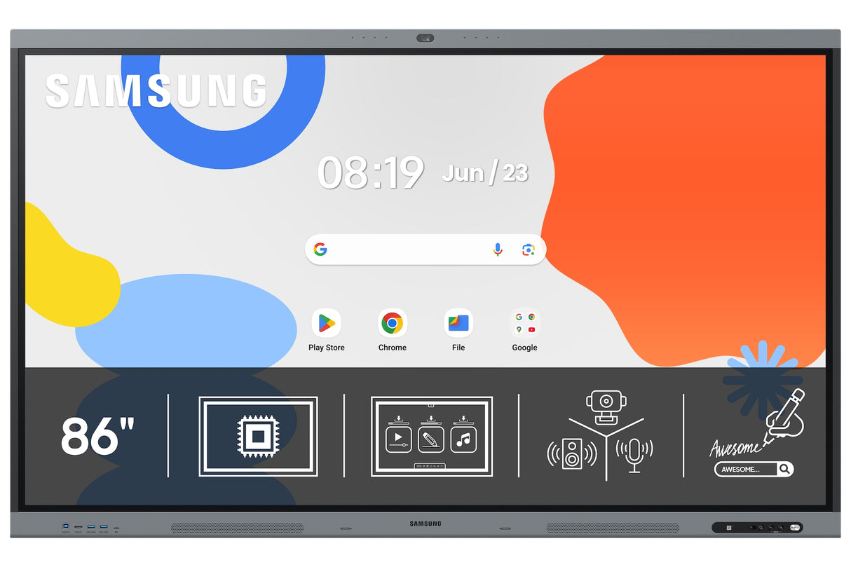 Samsung WAFX-P interactive display in use