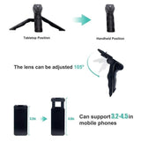 Mobile Phone Holder Smartphone Video Kit Microphone Video Light LED Selfie Stick Tripod Bluetooth Recording Handle Portable Stabilize