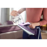 Philips 5000 Series Steam Iron 2400W - SteamGlide Plus Soleplate, 180g Steam Boost, 40g/min Long-Lasting Steam, Vertical
