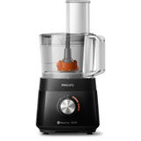 Philips 5000 Series Food Processor 750W - 1.5L Bowl, PowerChop Technology, 2 Speeds, 6 Accessories for Versatile Prep