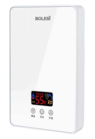 Bolesi BLS-X1-60 Instant Water Heater 6000W Kenya | Tankless Shower Heater, Touch Panel, IPX4, Wide Voltage 130-265V