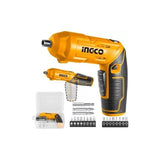 Ingco Cordless Screwdriver Lithium-Ion Cordless Screw driver Drill Driver with Bits