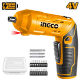 Ingco Cordless Screwdriver Lithium-Ion Cordless Screw driver Drill Driver with Bits