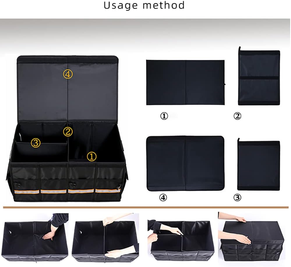 Car Boot Organizers Storage Box Foldable