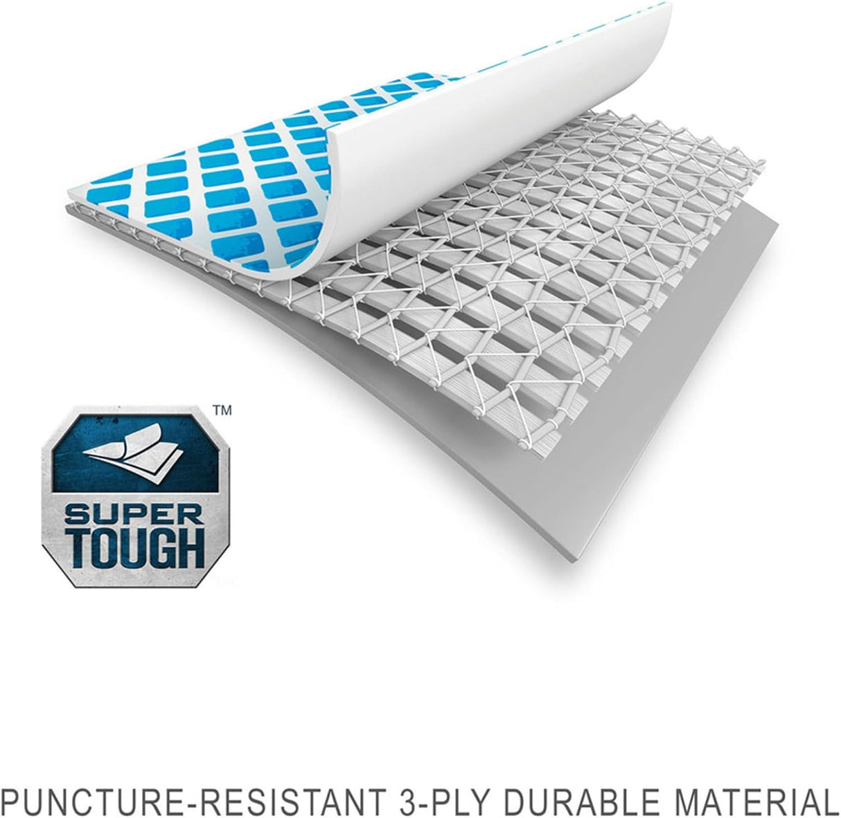 Intex 10 Feet Round Prism Metal Frame Above Ground Outdoor Backyard Swimming Family Pool for Kids and Adults ages 6 and Up