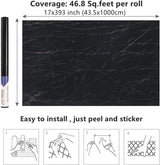 Marble 60cm by 500 cm Self Adhesive Contact paper Countertop,Kitchen,Shelf Liner