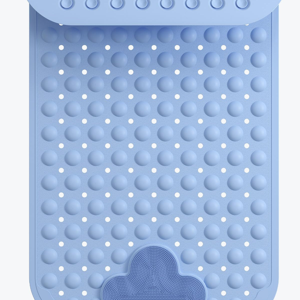 Bath Mat Non Slip with Foot Scrubber, Anti Slip Bath Mat for Tub, Rubb ...