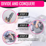 Closet Drawers Organizer Storage for Underwear, Bra, Socks and Clothes