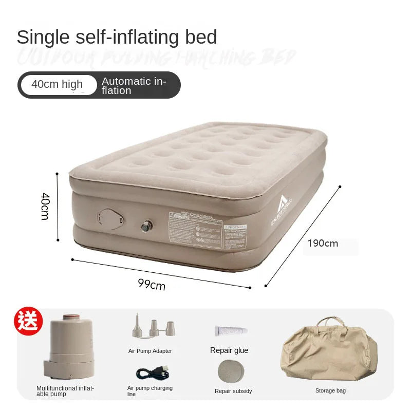Self Inflating Mattress Camping Ultralight Single Inflatable Mattress for Sleeping Nature Hike Air Mat Outdoor Camping Equipment