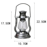 Retro Lamp Vintage Rechargeable Solar LED Lantern Lawn Night Light for Home Garden Camping Decoration Christmas Light